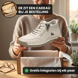 Wygodne sneakersy z bocznym zamkiem, szeroka stopa
