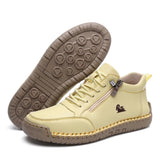 Wygodne sneakersy z bocznym zamkiem, szeroka stopa