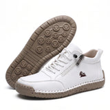 Wygodne sneakersy z bocznym zamkiem, szeroka stopa
