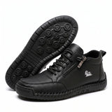 Wygodne sneakersy z bocznym zamkiem, szeroka stopa
