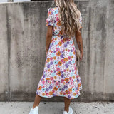 Sukienka Maxi w Kwiatowy Print