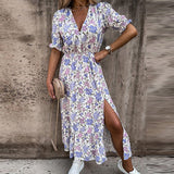 Sukienka Maxi w Kwiatowy Print