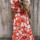 Sukienka Maxi w Kwiatowy Print