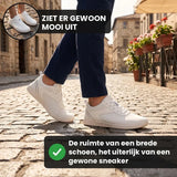 Uniseks przewiewne sneakersy z szeroką przestrzenią na palce