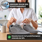 Uniwersalne sneakersy z szerokim przodem i siatkową cholewką