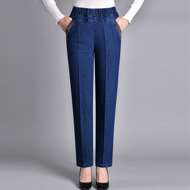 Eleganckie spodnie materiałowe wysokiej talii komfortowy klasyczny styl