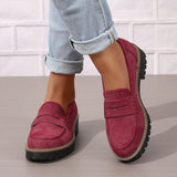 Mokasyny na grubej podeszwie eleganckie wygodne buty loafers