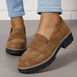 Mokasyny na grubej podeszwie eleganckie wygodne buty loafers