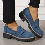 Mokasyny na grubej podeszwie eleganckie wygodne buty loafers
