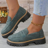 Mokasyny na grubej podeszwie eleganckie wygodne buty loafers