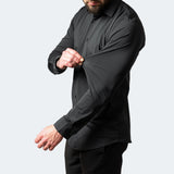 Męska Koszula Elastyczna Slim Fit Rozciągliwy Komfort i Dopasowanie