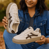 Damskie Sneakersy Casual Sznurowane – Stylowe Buty Codzienne
