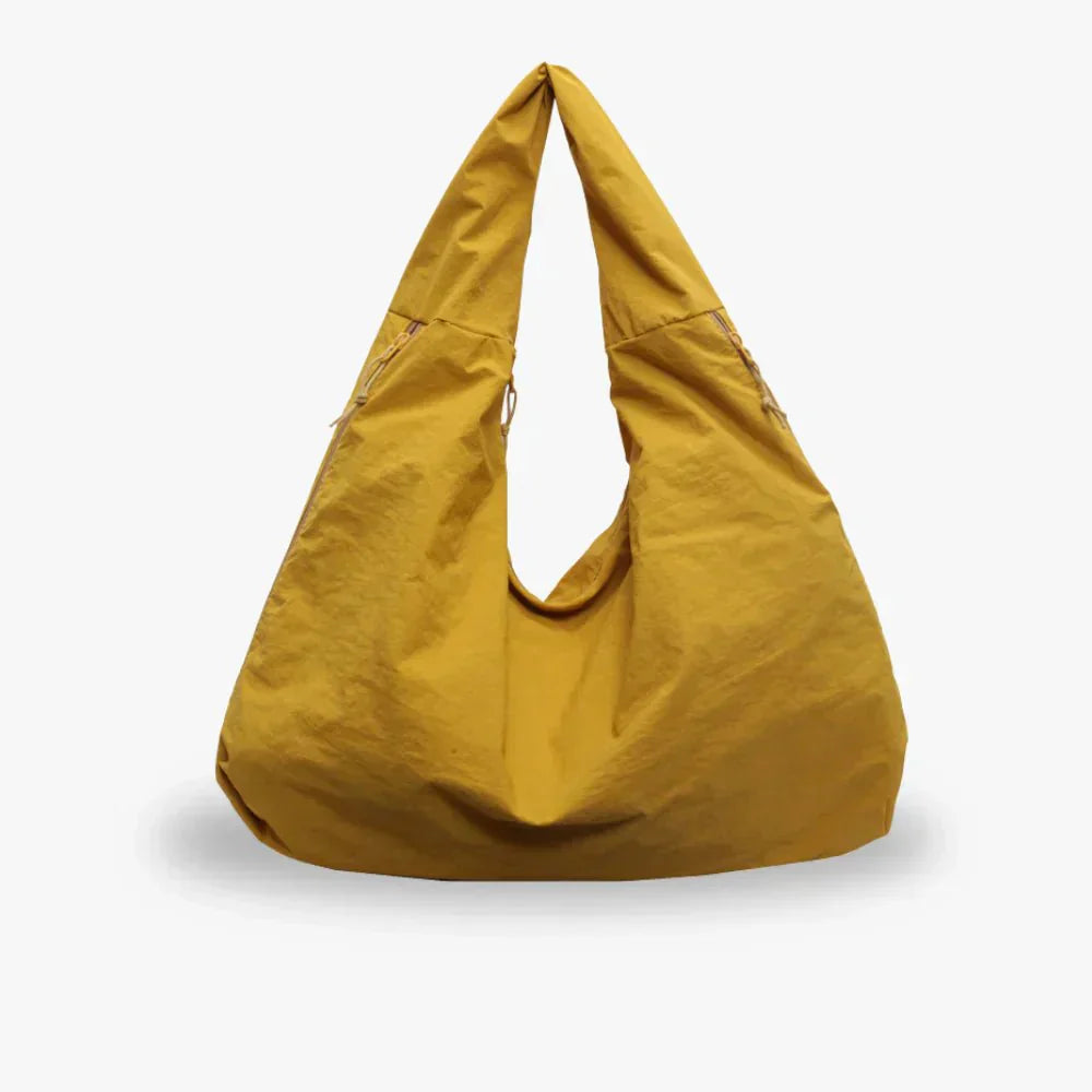 Duża Torebka Damska Hobo Casual Materiałowa