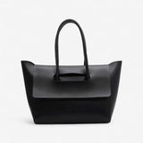 Elegancka torebka damska shopper minimalistyczna duża na ramię