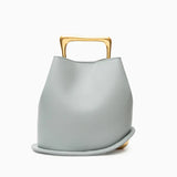 Elegancka Torebka Damska z Metalowym Uchwytem – Nowoczesny Kuferek