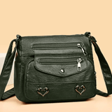 Torebka Damska Crossbody Vintage z Kieszeniami Stylowa