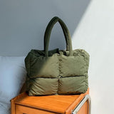 Pikowana Torebka Damska Shopper Pojemna Casual