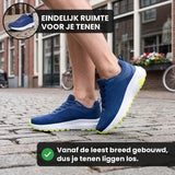 Wygodne sneakersy na szeroką stopę z siateczki