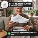 Wygodne sneakersy na szeroką stopę z siateczki